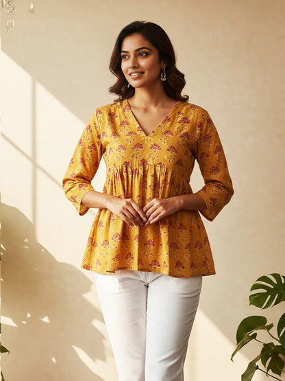 Aliya cut short kurta