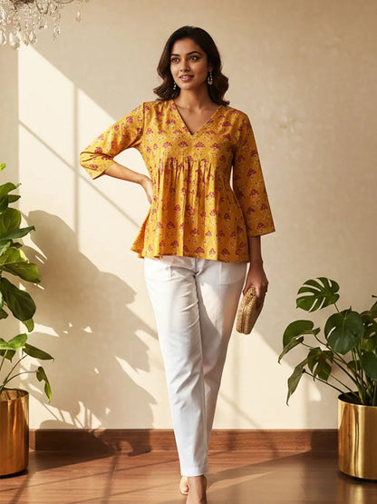 Aliya cut short kurta