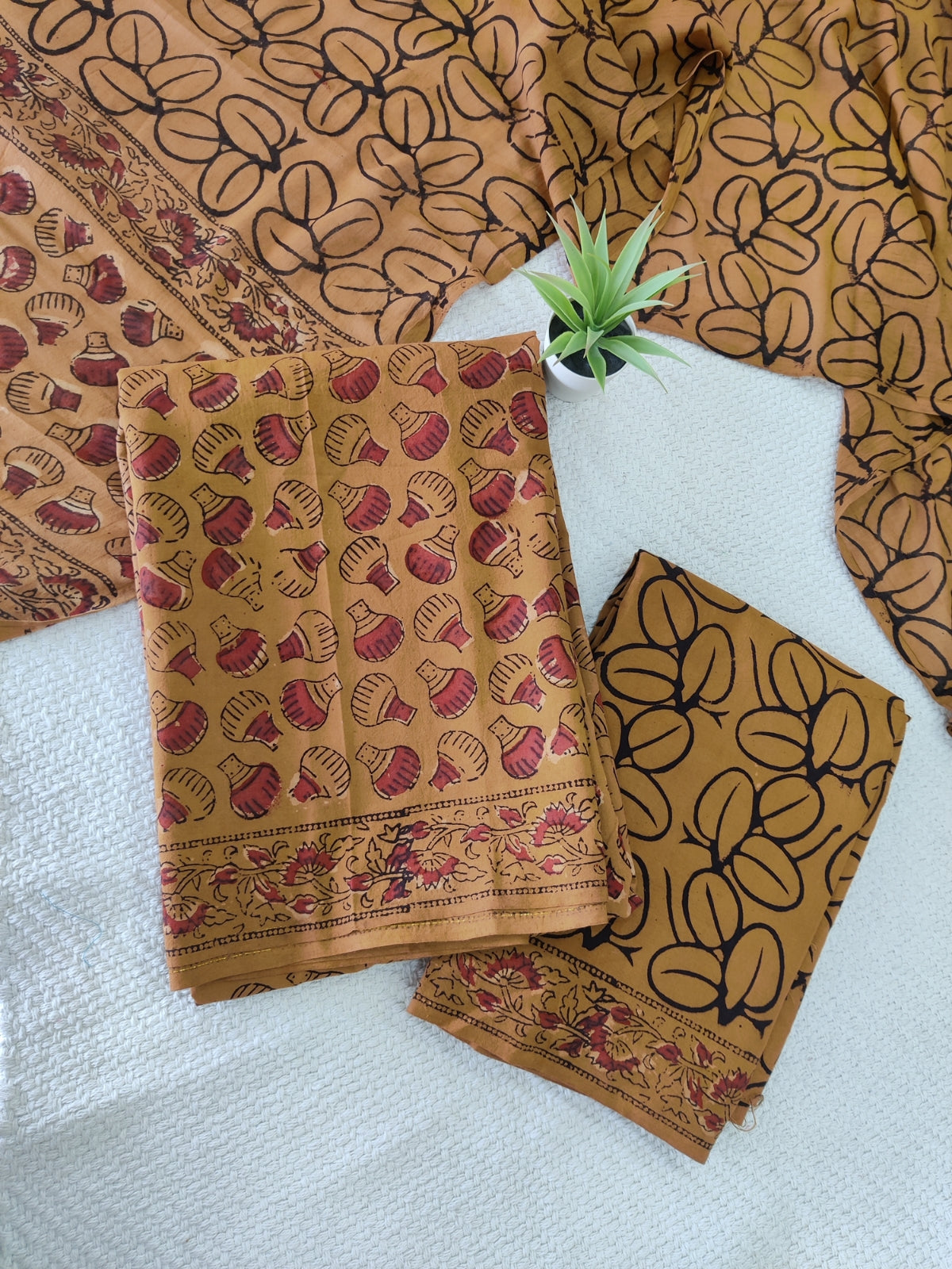 Cotton Unstitched Salwar Suit