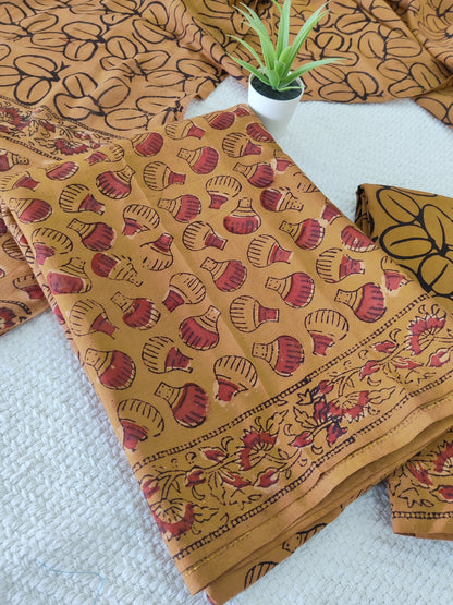 Cotton Unstitched Salwar Suit