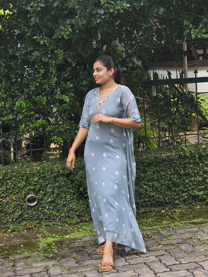 Celeste Handworked Kaftan Gown