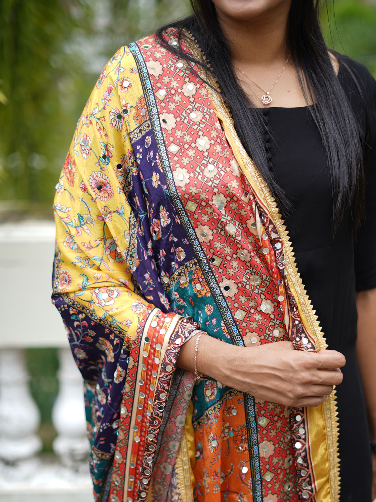 Mirrorwork  Dupatta