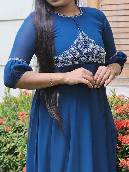 Embroidered Anarkali  Gown