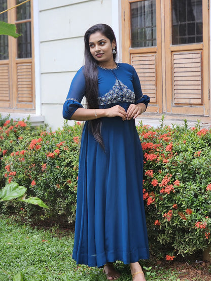 Embroidered Anarkali  Gown