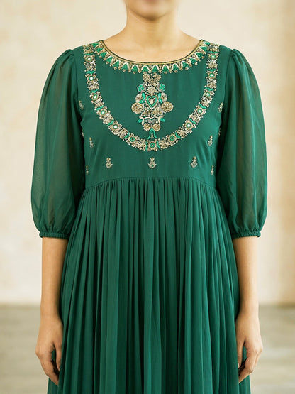 Premium Handcrafted Georgette Gown