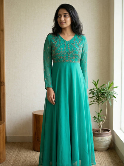 Handwork Umbrella Dress
