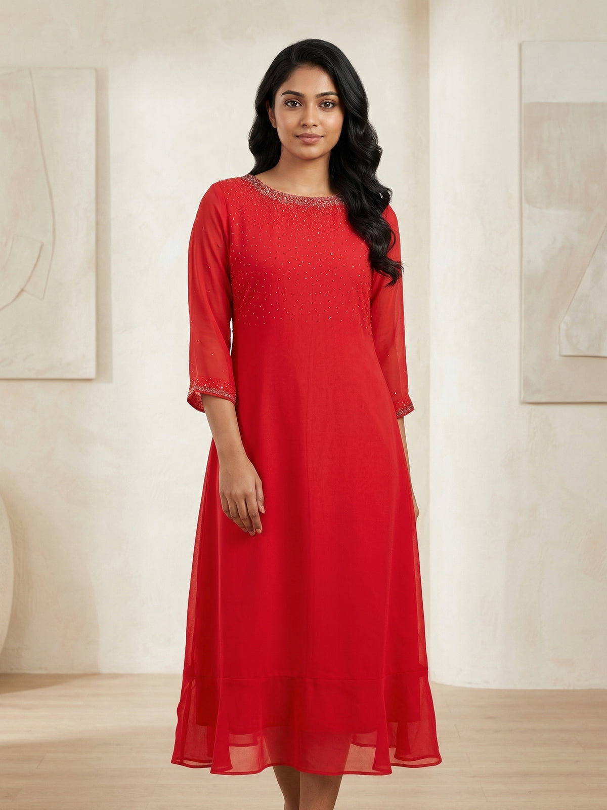 Premium Designer Georgette Gown