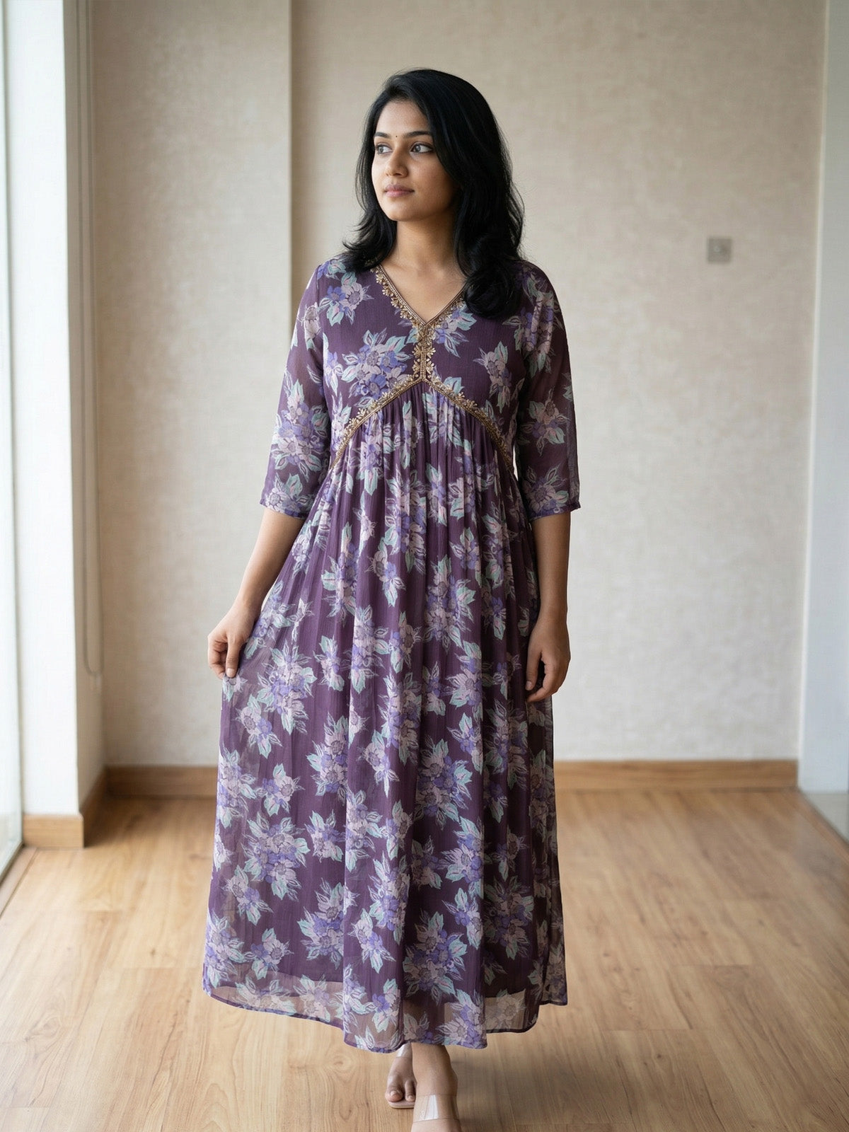 Aliya Cut Handwork Dress