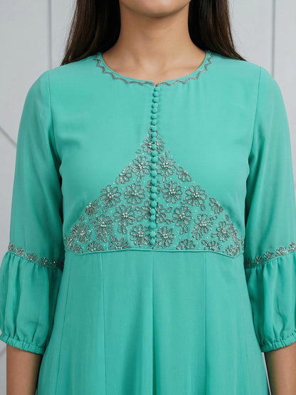 Embroidered Anarkali  Gown