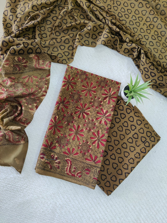 Cotton Unstitched Salwar Suit